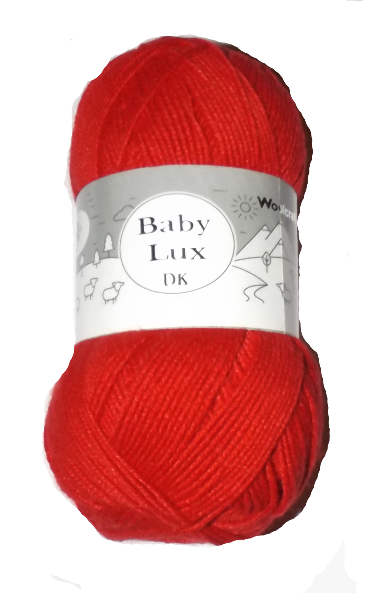 Baby Lux DK Yarn 100g Ball Red